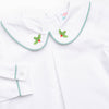 Holly Jolly Embroidered Pant Set, Green