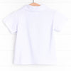 Touchdown Time Embroidered Polo, White