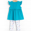 Spring Garden Beauty Legging Set, Green