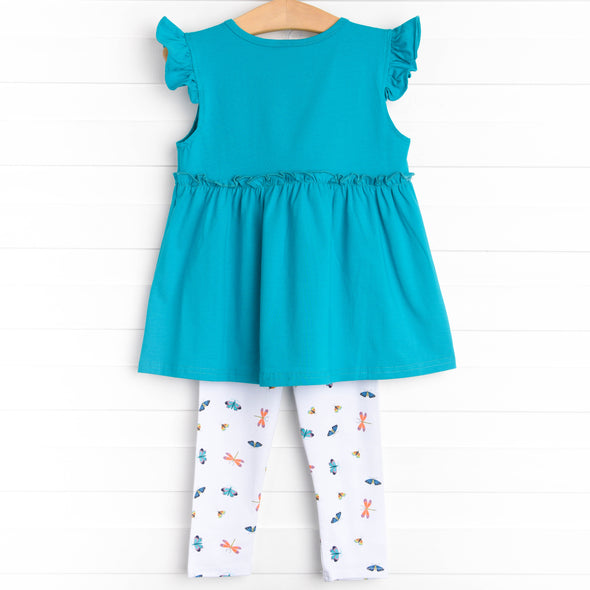Spring Garden Beauty Legging Set, Green