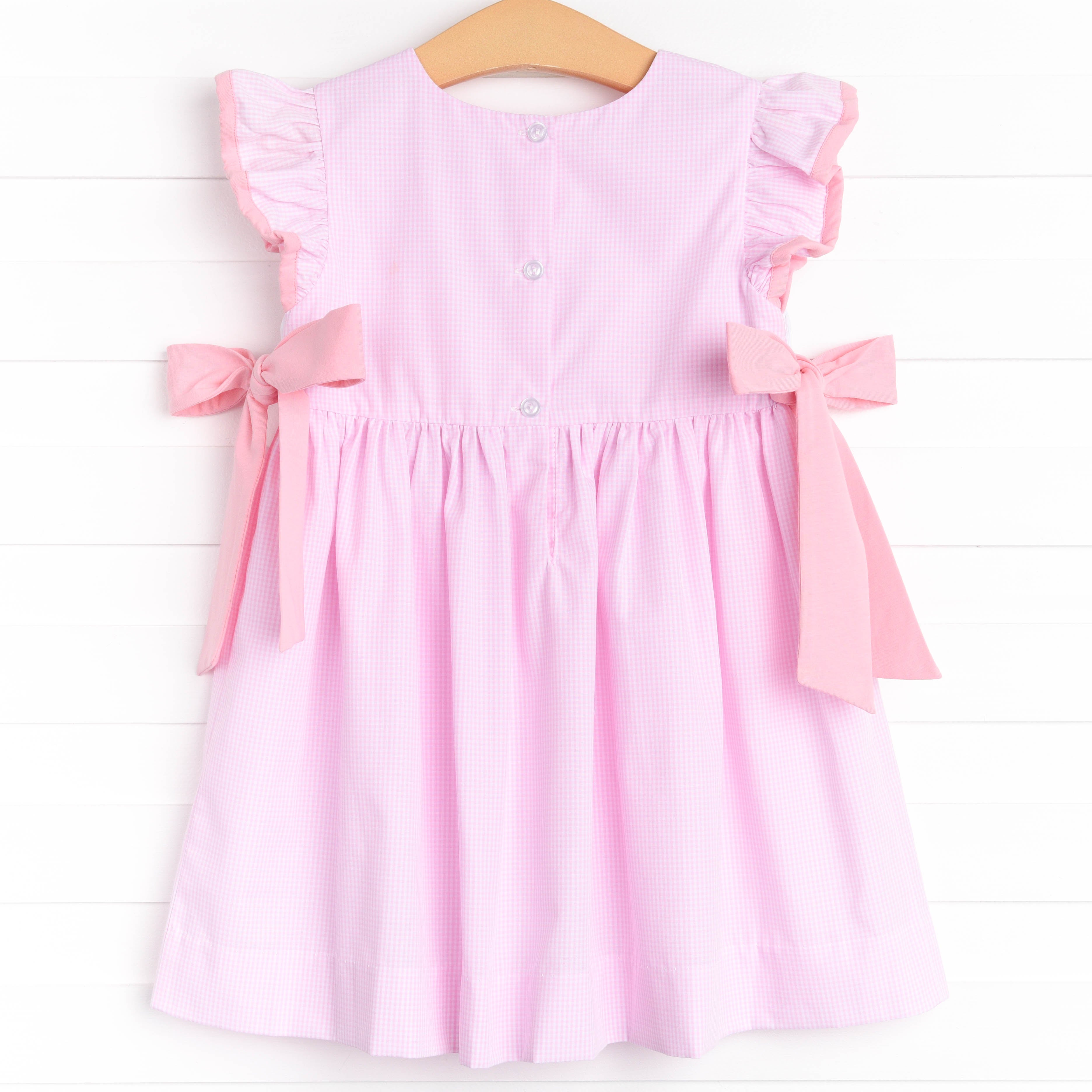 Girl's Birthday Girl Smocked Dress in Pink size 12M | Stitchy Fish Girl's Birthday Girl Smocked Dress in Pink size 12M | Stitchy Fish