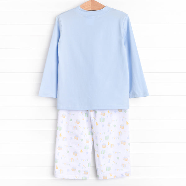 Birthday Bliss Pant Set, Blue
