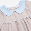Fetch Friend Applique Dress, Tan Stripe