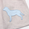 Fetch Friend Applique Dress, Tan Stripe