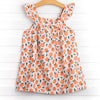Perfectly Peachy Muslin Dress, Orange