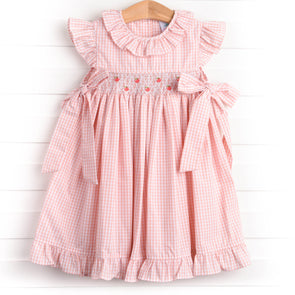 Pink Lady Picks Smocked Dress, Pink