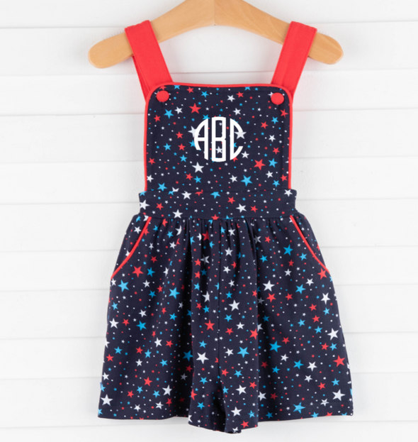 Star Spangled Romper, Navy