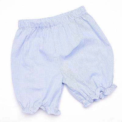 Addison Bloomer Set, Blue Mini Gingham