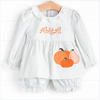 Pumpkin Princess Applique Bloomer Set