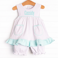 Cassidy Pima Bloomer Set, Mint