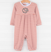 Charles Romper, Orange Stripe