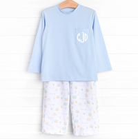 Birthday Bliss Pant Set, Blue