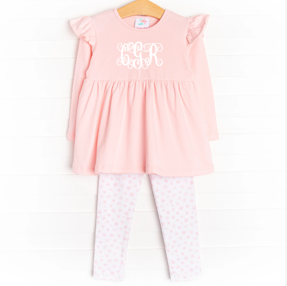 Daisy Dreams Legging Set, Pink
