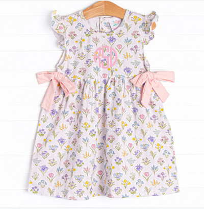 Vintage Vines Dress, Pink