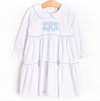 Dotted Darling Dress, Blue