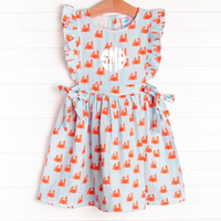 Crab Island Muslin Dress, Red