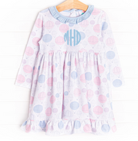 Up, Up, and Away Dress, Blue