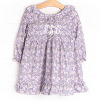 Purple Petals Dress, Purple