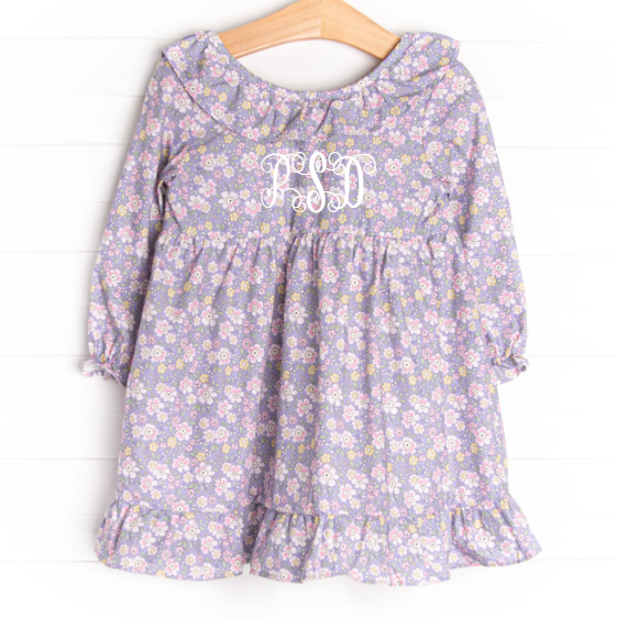 Purple Petals Dress, Purple