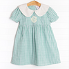 Kinsley Dress, Green Gingham