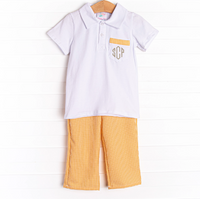 Stay Golden Pant Set, Orange