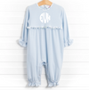 Shower Me In Flowers Romper, Blue