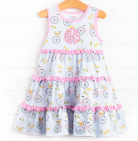 Let's Go Riding Dress, Blue