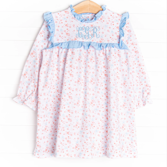 Go With the Floral Dress, Blue Stitchy Fish Go With the Floral Dress, Blue Stitchy Fish