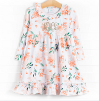 Pretty In Pink Flowers Dress, Pink