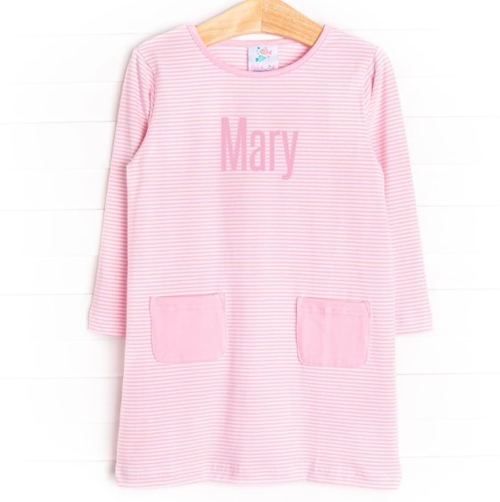 Mary Monday Pocket Dress, Pink