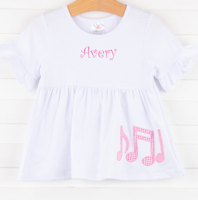 Music Time Top, White