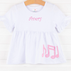 Music Time Top, White