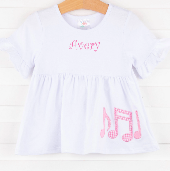 Music Time Top, White