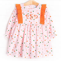 Polka Party Dress, Pink