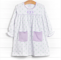 Freshly Cut Florals Dress, Purple