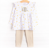 Star Gazing Nights Legging Set, White