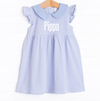 Pippa Dress, Periwinkle Stripe