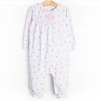 Handful of Hearts Ruffle Romper, White