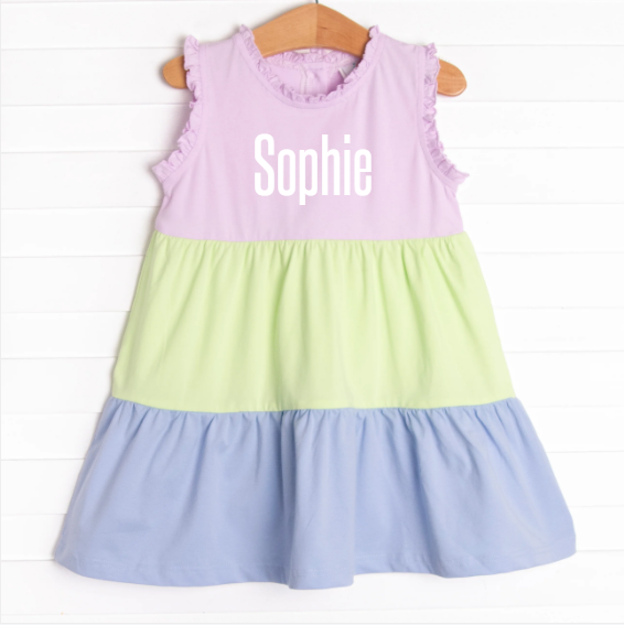 Spring Sorbet Dress, Purple