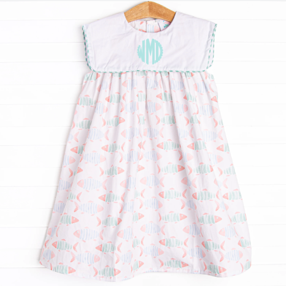 Watercolor Wonders Dress, Mint