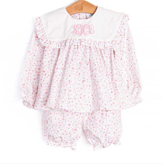 Bella Blooms Bloomer Set, Pink