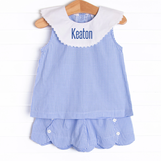 Keaton Short Set, Blue
