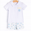 Sea Time Sails Short Set, Blue