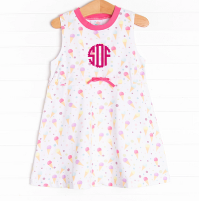 Sundae Funday Dress, Pink