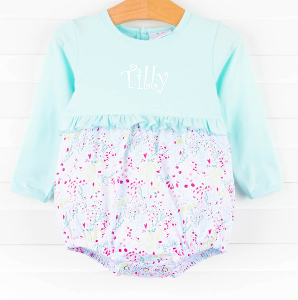 Tilted Tulip Bubble, Blue