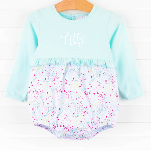 Tilted Tulip Bubble, Blue